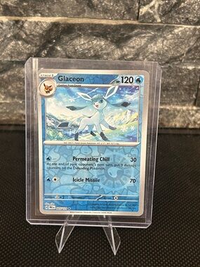 Pokemon Glaceon 025/131 Reverse Holo from Prismatic Evolutions Set M/NM